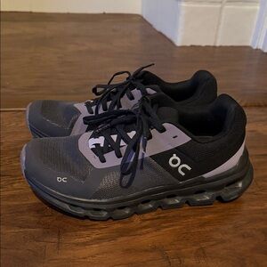 Kids Black and Gray Shoes